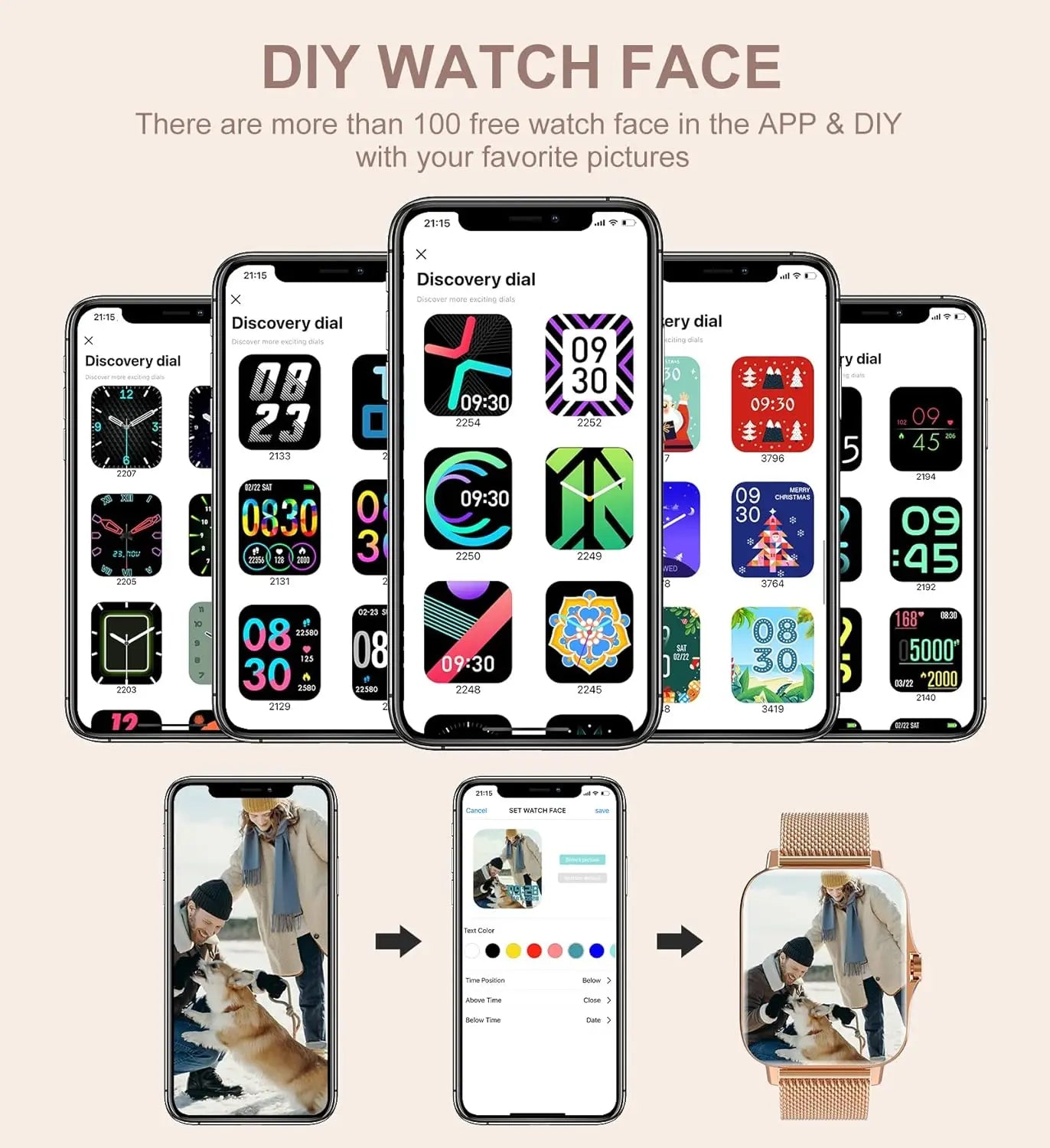 Elevate your everyday with a smartwatch designed for women who want style, convenience, and fitness at a glance, powered by reliable tracking and easy smartphone compatibility.