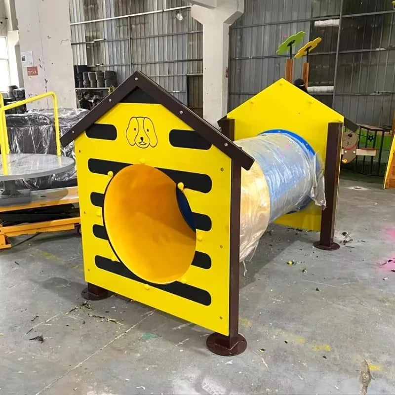 Commercial Outdoor Puppy Agility Training Equipment Kit Large Obstacle Course