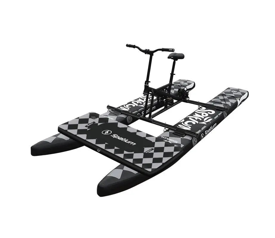 Spatium Sup Water Bike Inflatable Pedal Boat 2.0 for Lake Stable and Easy Drive