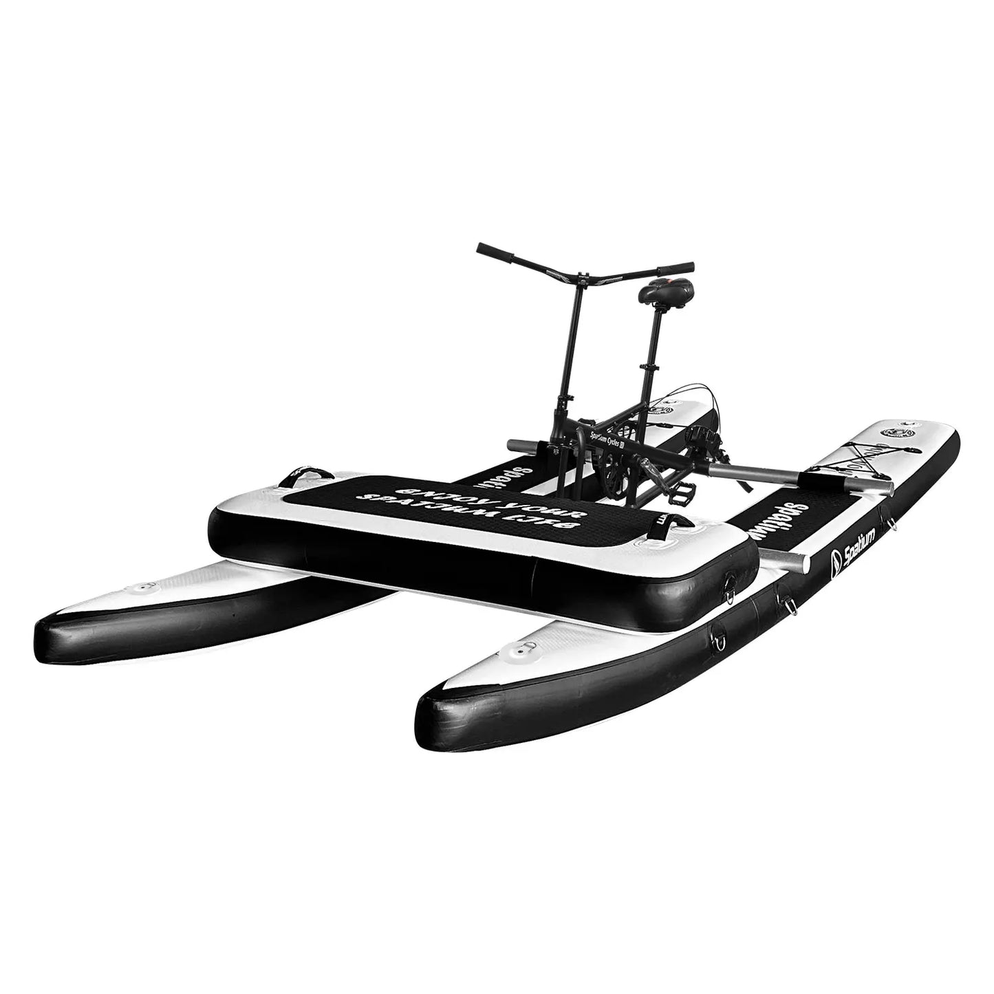 Spatium Sup Water Bike Inflatable Pedal Boat 2.0 for Lake Stable and Easy Drive