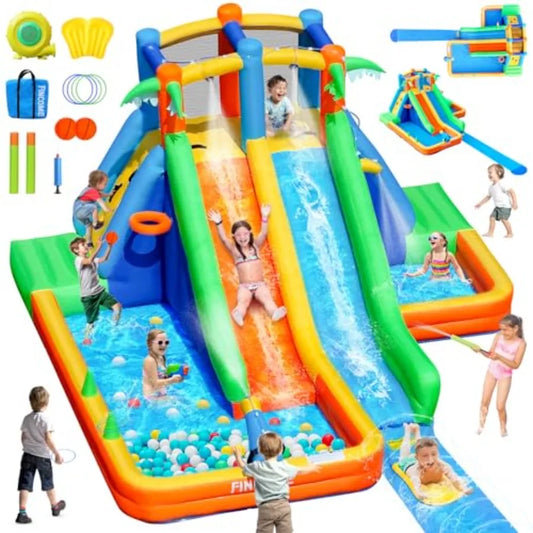 Turn your backyard into a splash-filled playground with the NONEDesign inflatable water slide, built for safe, high-energy fun.