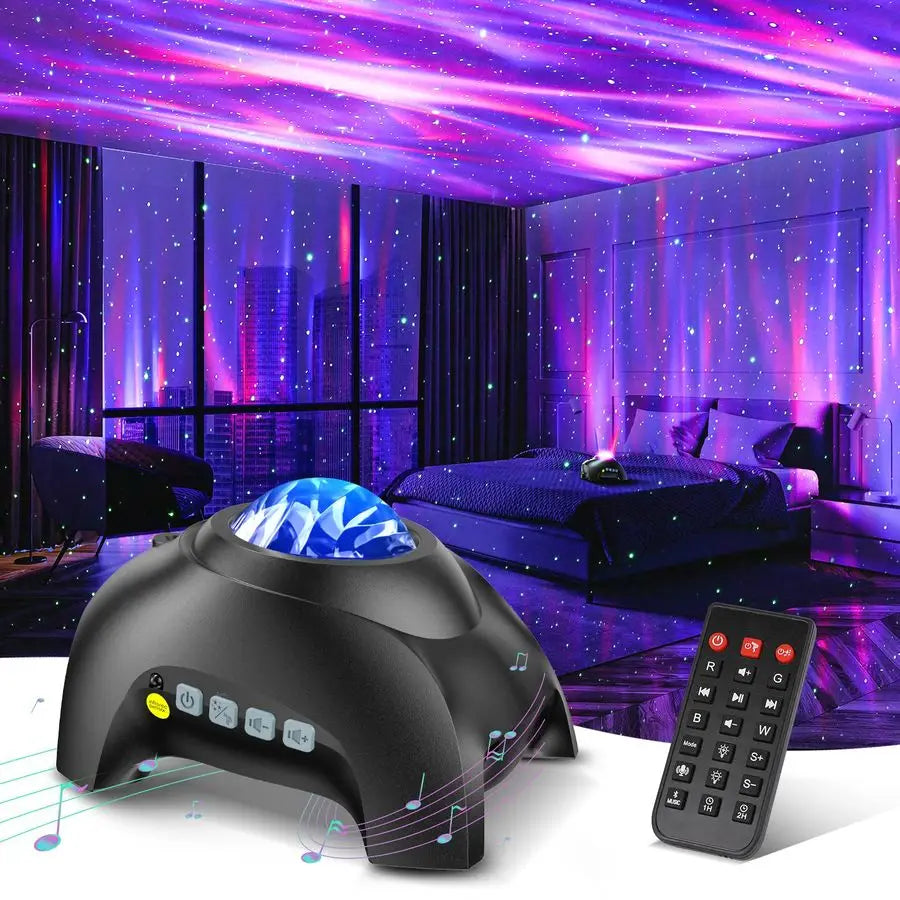 XMSJ Galaxy Aurora Projector 33 Light Effects LED Star Night Lamp Remote