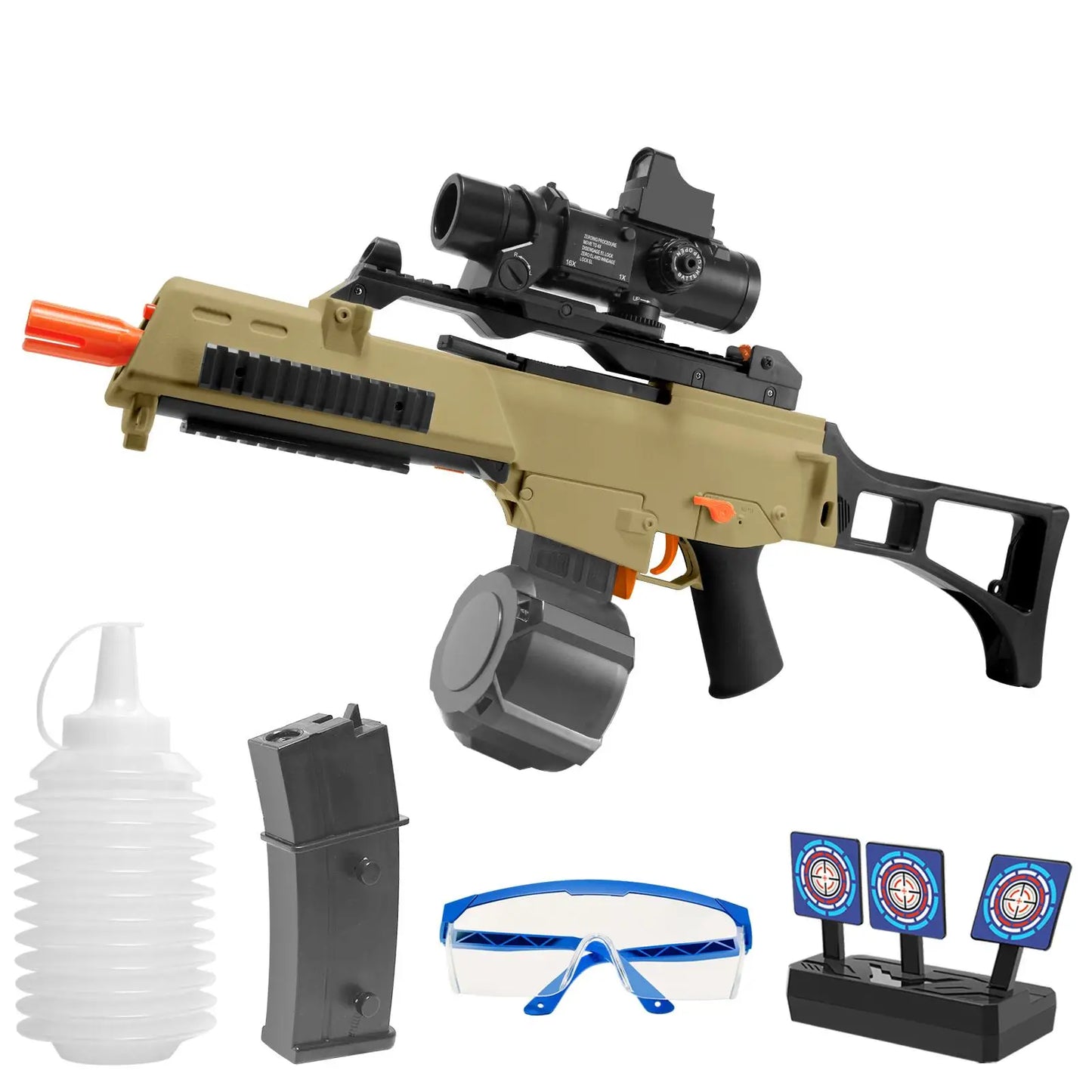 EY G36C High Speed Electric Gel Ball Blaster Dual Auto Manual Modes