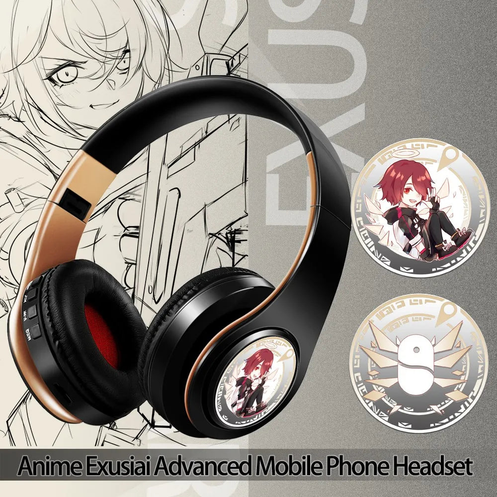 AYVVPIIC Miku Nakano Sanjiu Cosplay Bluetooth Headset Over Ear Headphones