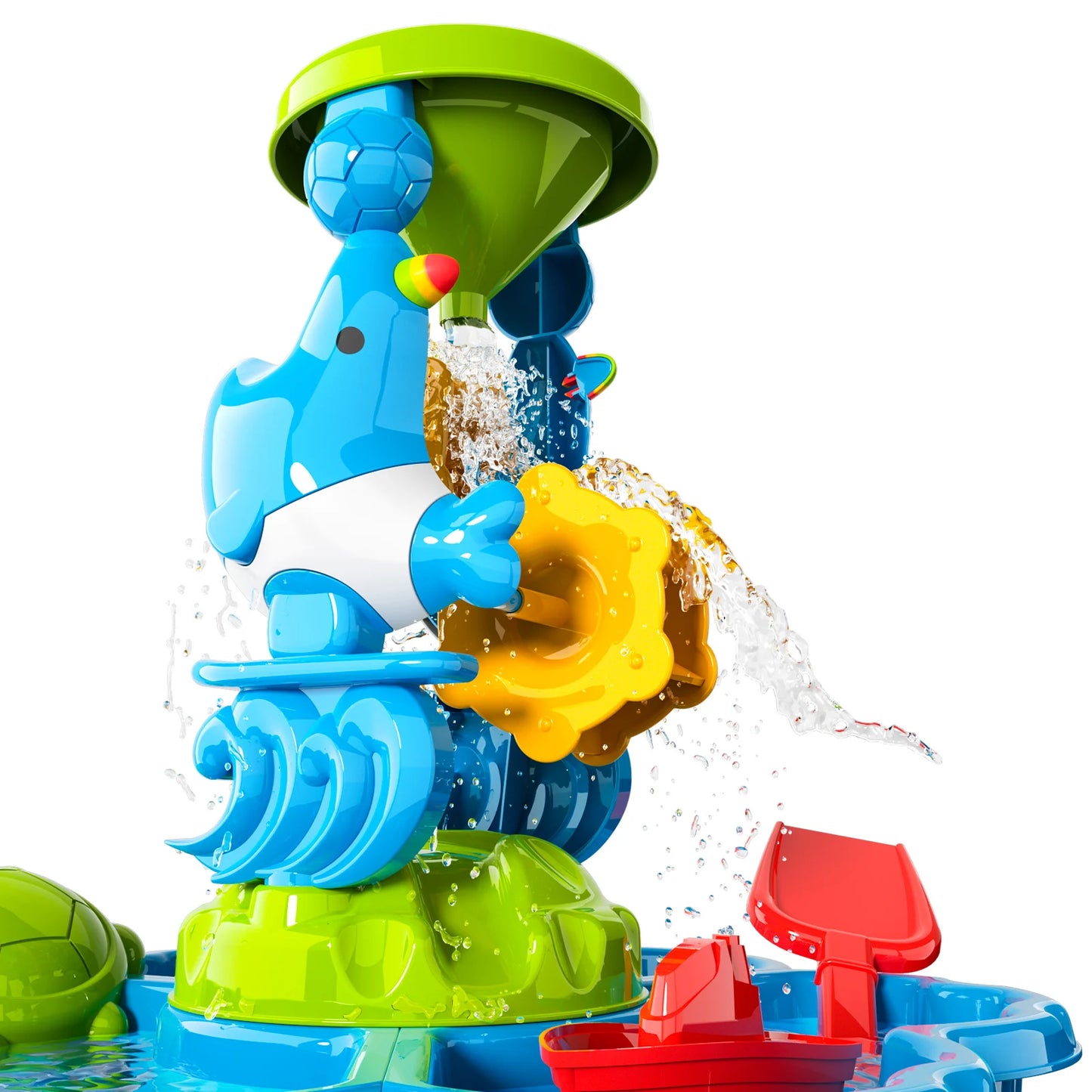 Kids Splash Sand Table Water Toy 4 In 1 Outdoor Sensory Play Station