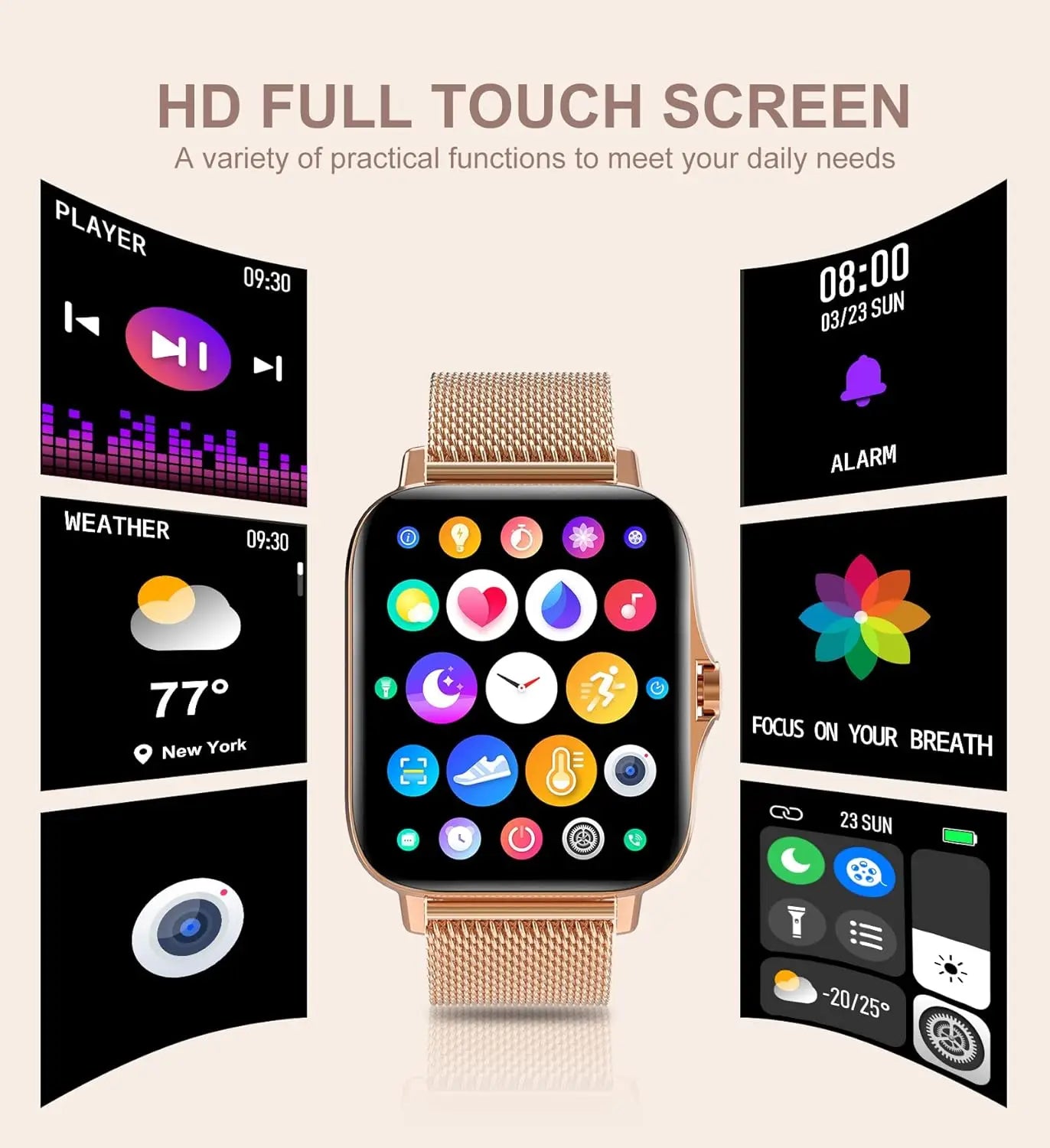Elevate your everyday with a smartwatch designed for women who want style, convenience, and fitness at a glance, powered by reliable tracking and easy smartphone compatibility.