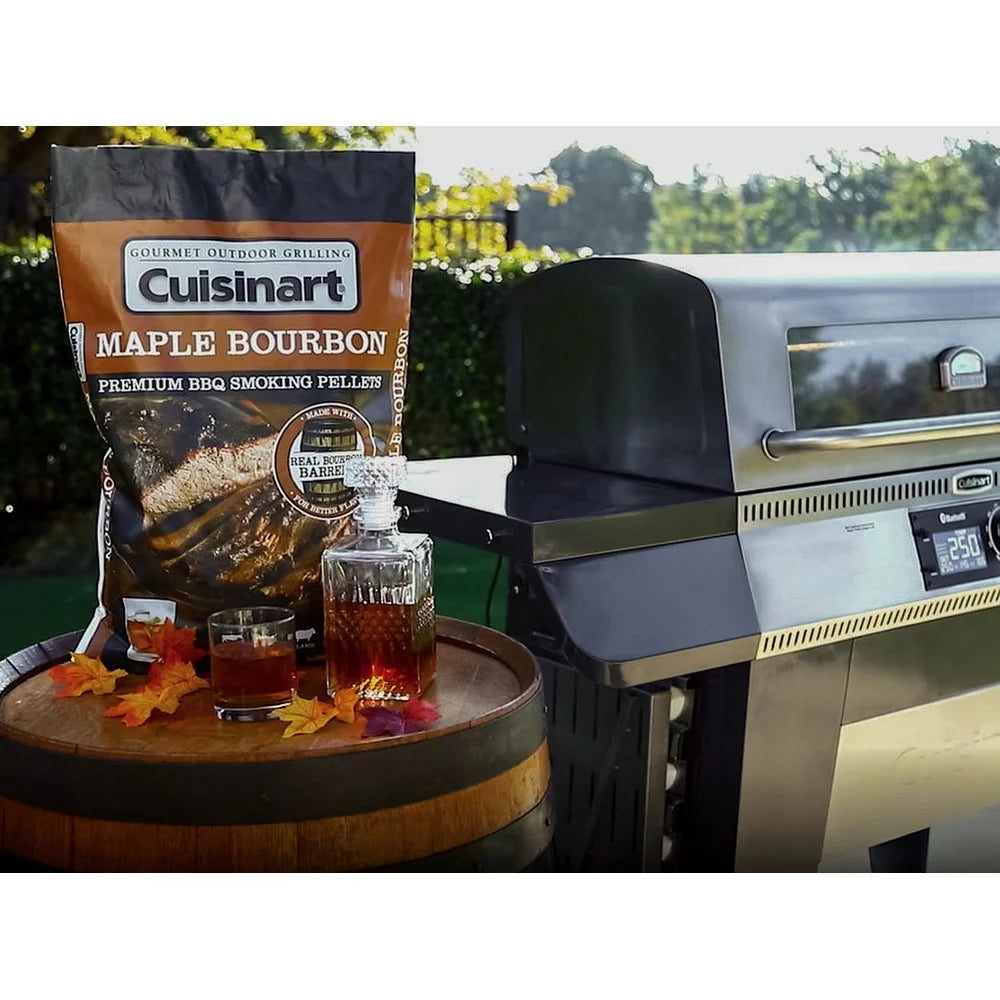 Kick your barbecue up a notch with a maple bourbon aroma that elevates every bite.
