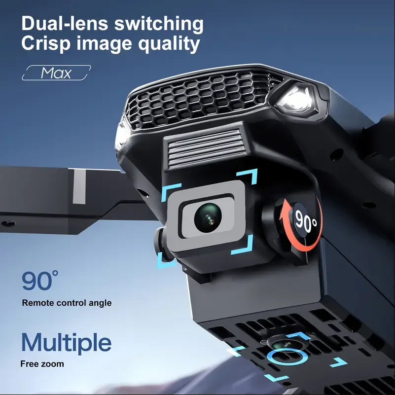 2025 E88 Drone HD Dual Camera With Screen Control One Key Takeoff WiFi App