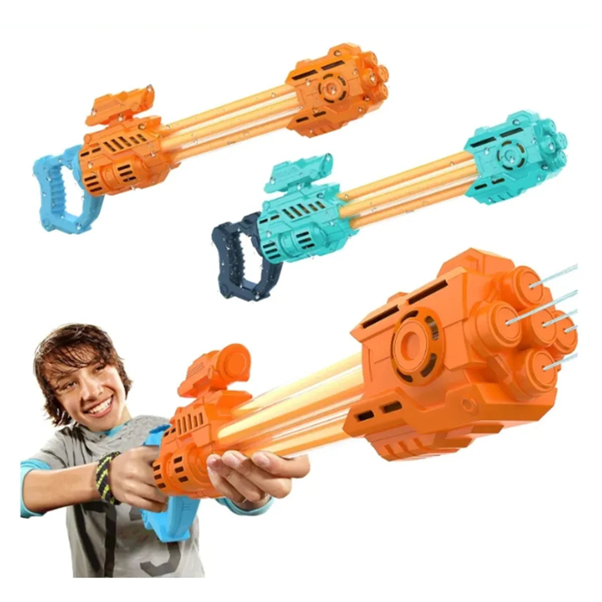 2 Pack Water Guns for Kids Outdoor Squirt Blasters Summer Toy