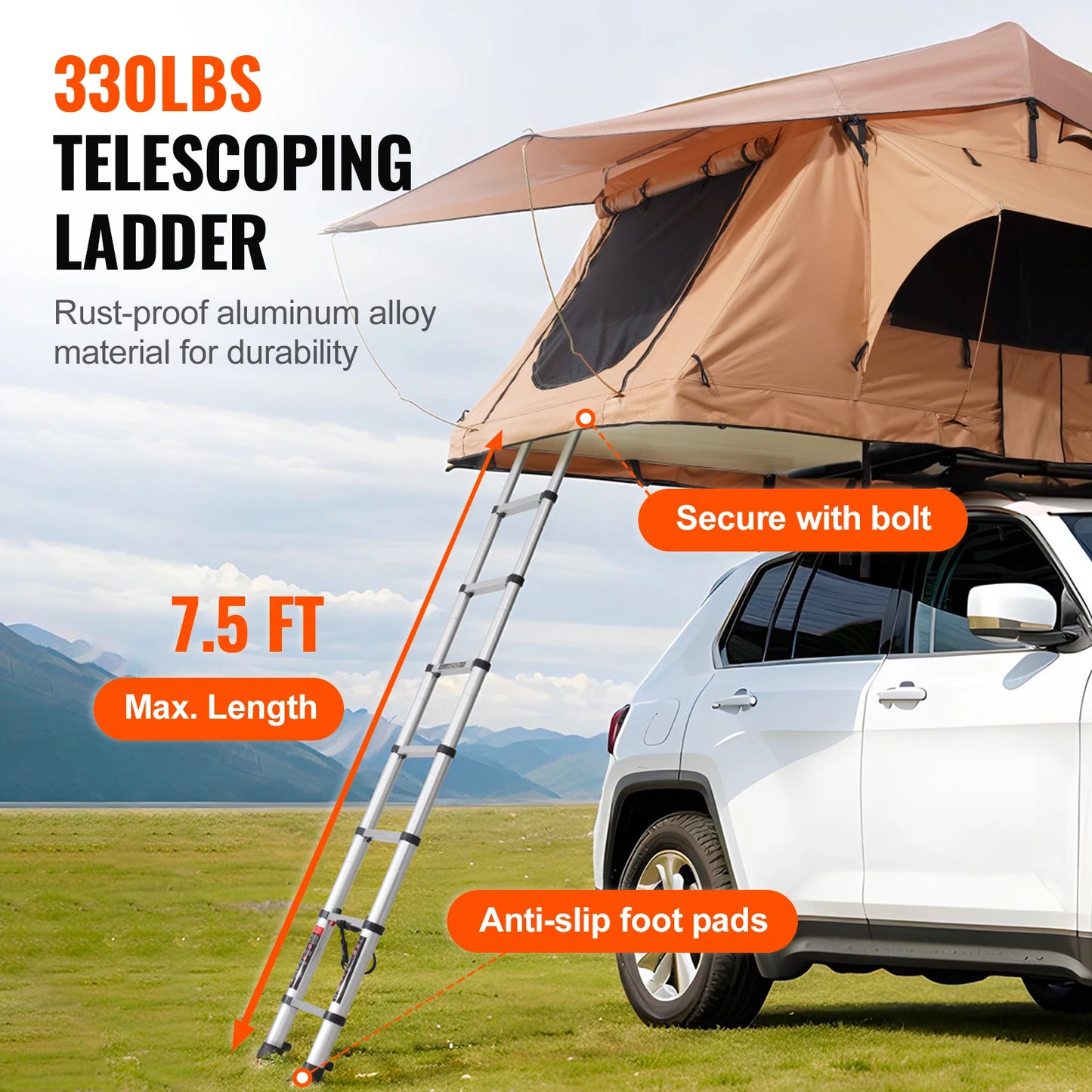 Elevate your camping with the SucceBuy Rooftop Tent, a rugged, easy-to-use shelter designed for adventures under the stars wherever you roam, rain or shine.