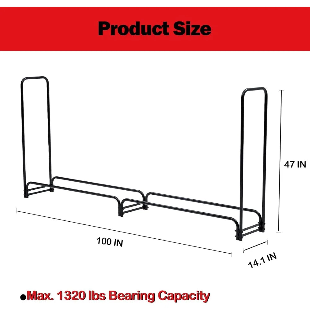 Keep your firewood stacked and ready for evenings with this Half Cord Outdoor Firewood Rack, engineered for durability and lasting outdoor use.