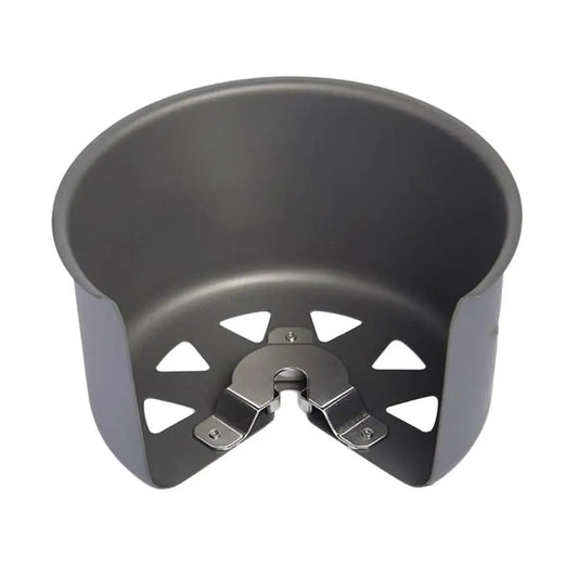 Stay efficient and cook reliably in windy outdoor conditions with the Round Wind Shield designed for tourist gas burners.