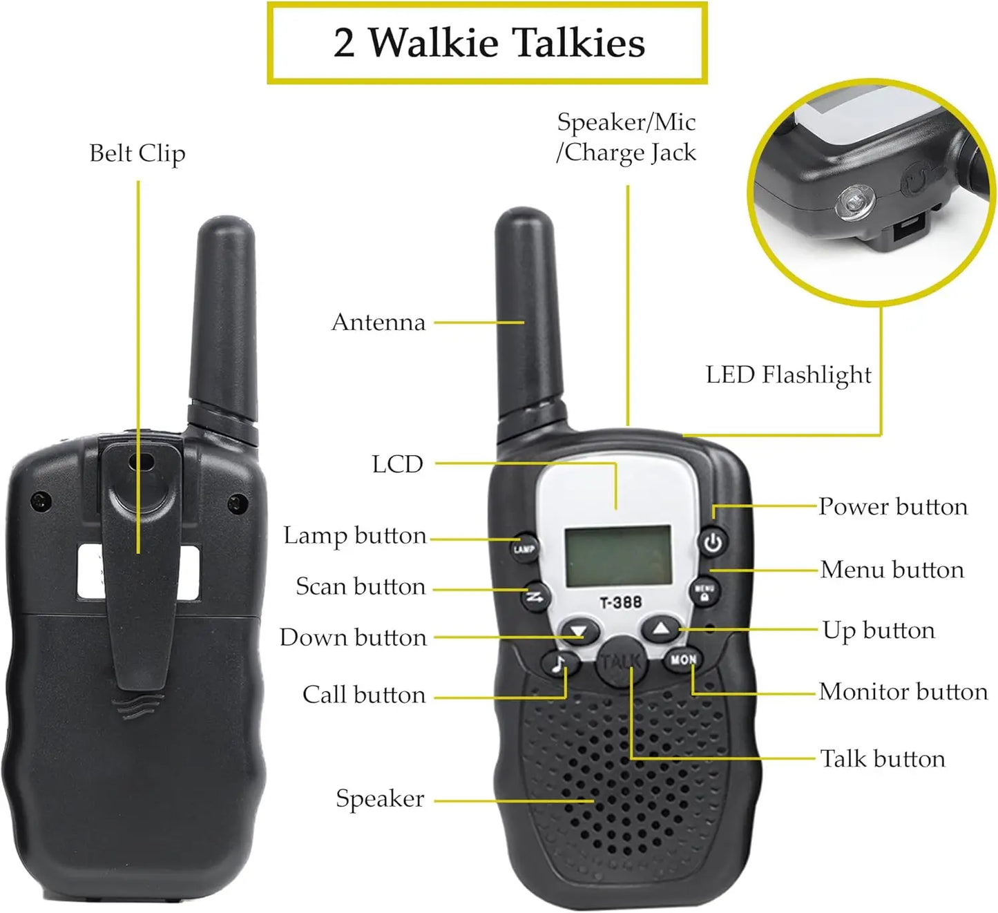 Kids Outdoor Adventure Set With Camouflage Walkie Talkies And Binoculars