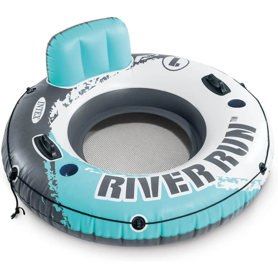 Experience carefree days on the water with the OLOEY River Run 53 inflatable floating tube, engineered for your lake, pool, and ocean adventures.