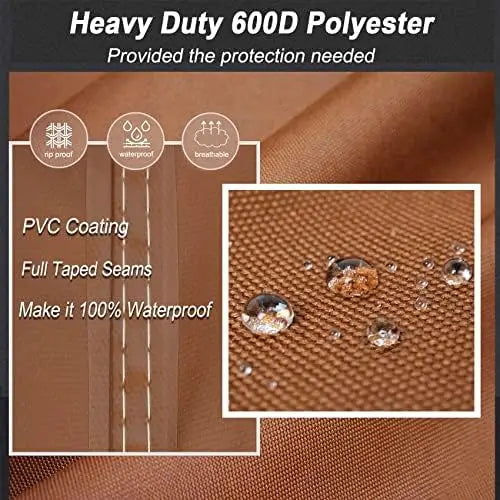 YTYIN presents a 56 inch heavy duty grill cover to shield your outdoor cooking setup from rain, sun, wind, and everyday outdoor wear.