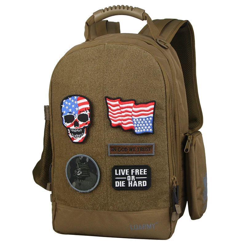 Gear up for any outdoor mission with the 35L LQARMY outdoor tactical backpack, built to endure, protect, and perform under rugged conditions.