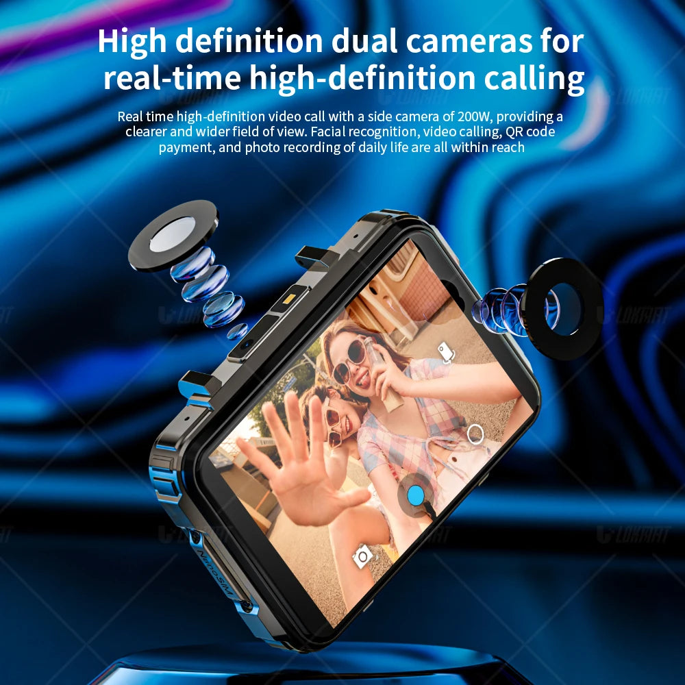 Lokmat Appllp 5 Max Android Watch Phone 4G Calls Dual Camera