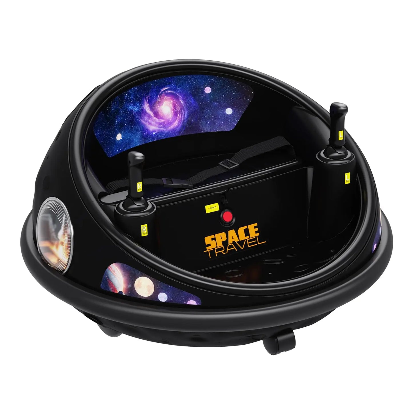 Spin into endless fun with this versatile 360 degree spinning kids electric bumper car that delivers safe, exhilarating play for indoors or outdoors, featuring easy to use controls for you, bright LED lights, and fuss free charging for hours of smiles.