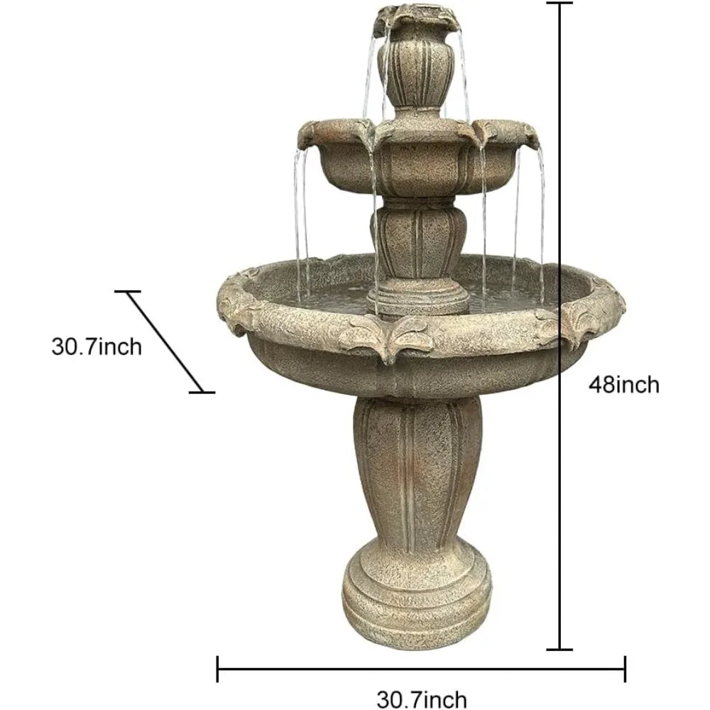 Elevate your outdoor living with a bold 3 tier concrete fountain that delivers soothing water drama and modern design.